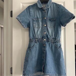 Zara Denim Button-Up Dress